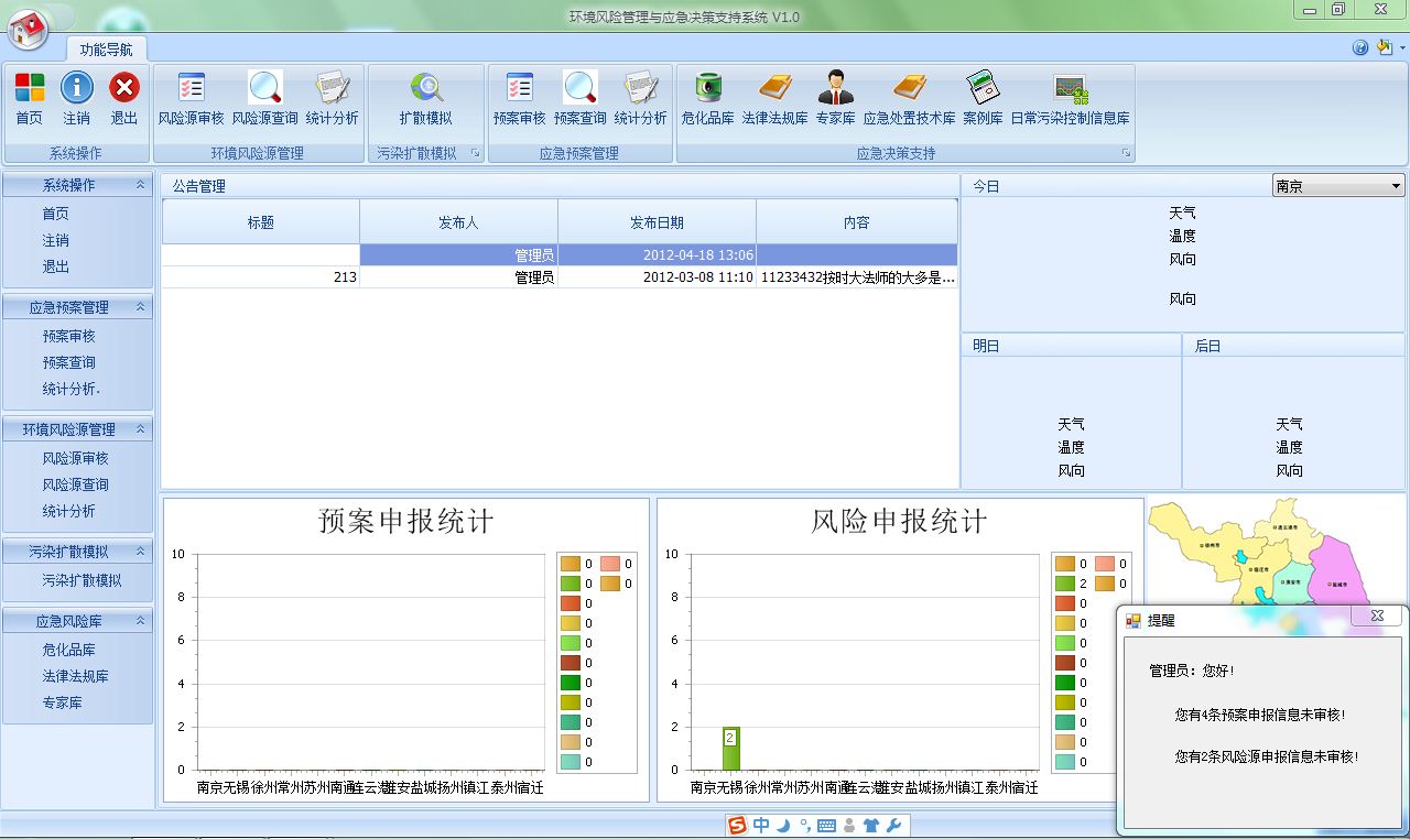 《环境风险管理与应急决策支持系统》来源：qm球盟会计算机0901李旭光